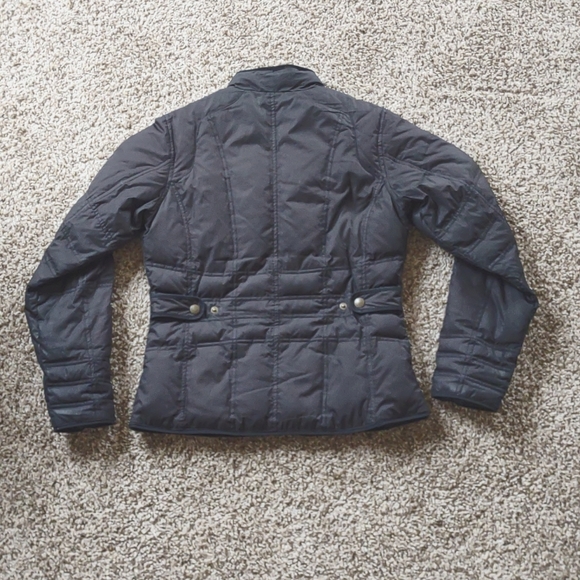 Eddie Bauer Womens Small Black Premium Goose Down Zip Up Quilted Puffer Jacket - Picture 3 of 8